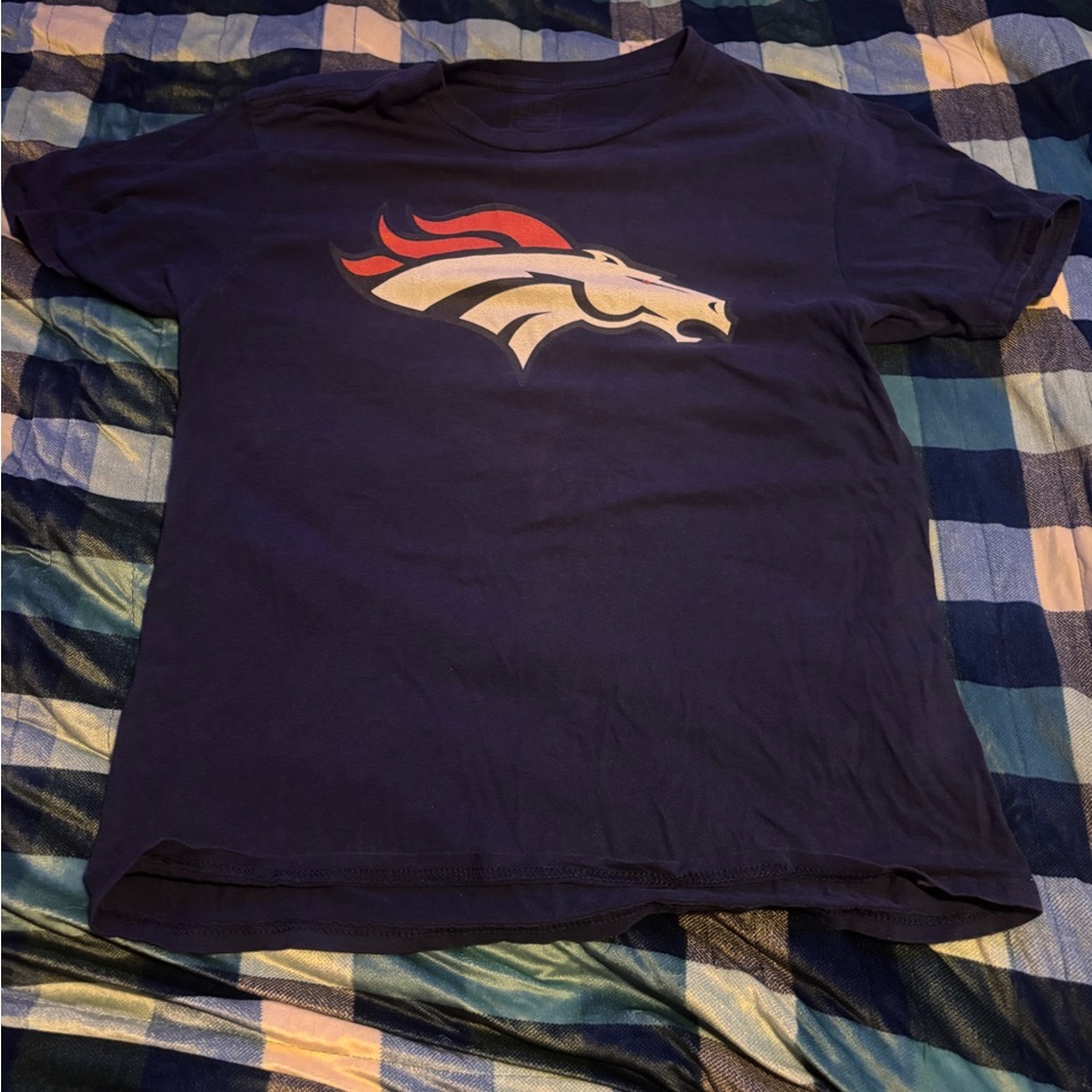 Navy Denver Broncos Miller58 T-Shirt